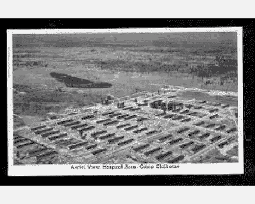 Hospital area at Camp Claiborne